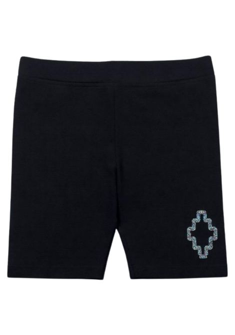 Ciclista bambina nero in cotone MARCELO BURLON | GTA0966NERO