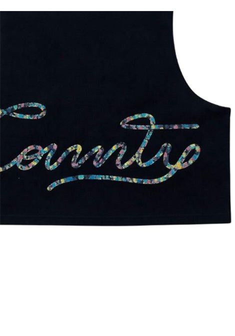 Top bambina nero in cotone MARCELO BURLON | GTA096NERO