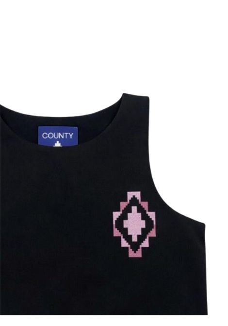 Top bambina nero in cotone MARCELO BURLON | GTA105NERO