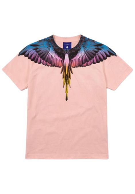 T-shirt bambina rosa in cotone MARCELO BURLON | GTH071ROSA