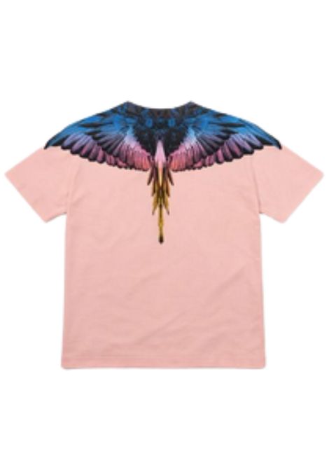T-shirt bambina rosa in cotone MARCELO BURLON | GTH071ROSA