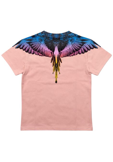 Pink cotton T-shirt for girls MARCELO BURLON | GTH071ROSA