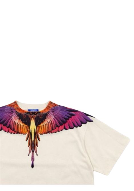 T-shirt bambina bianca in cotone MARCELO BURLON | GTH085BIANCO