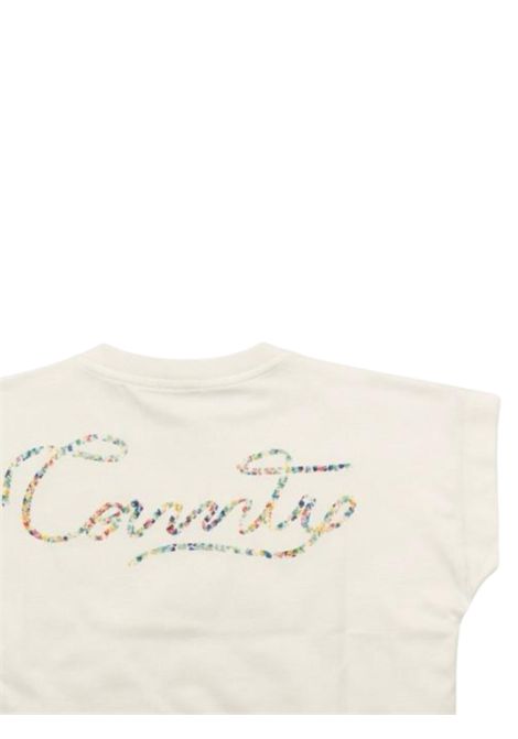 White cotton T-shirt for girls MARCELO BURLON | GTH094BIANCO