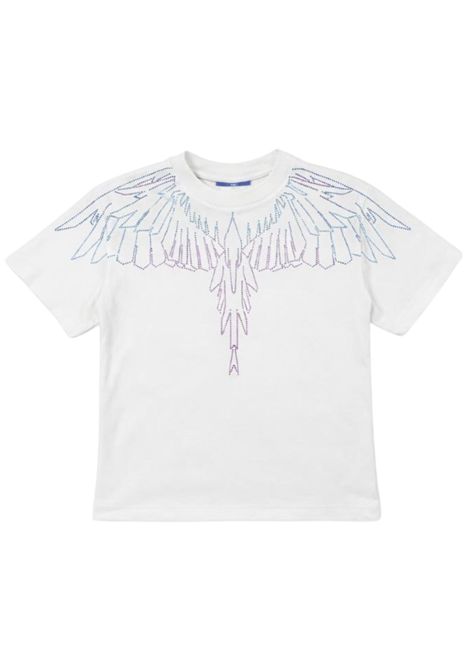 White cotton T-shirt for girls MARCELO BURLON | GTH110BIANCO