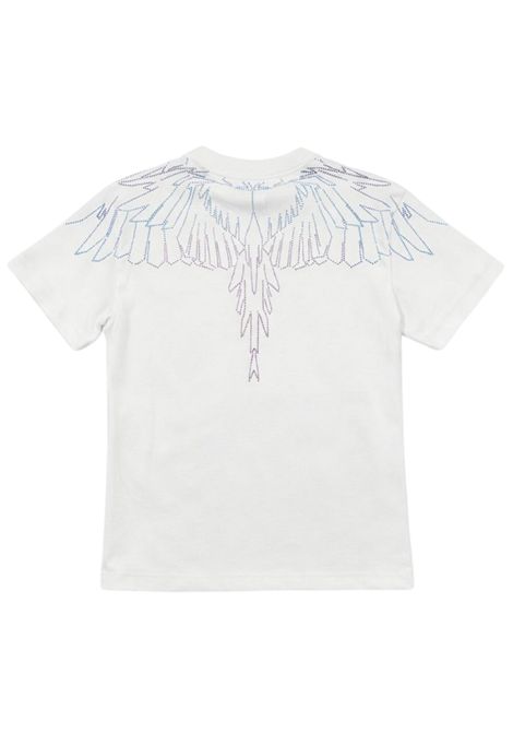White cotton T-shirt for girls MARCELO BURLON | GTH110BIANCO