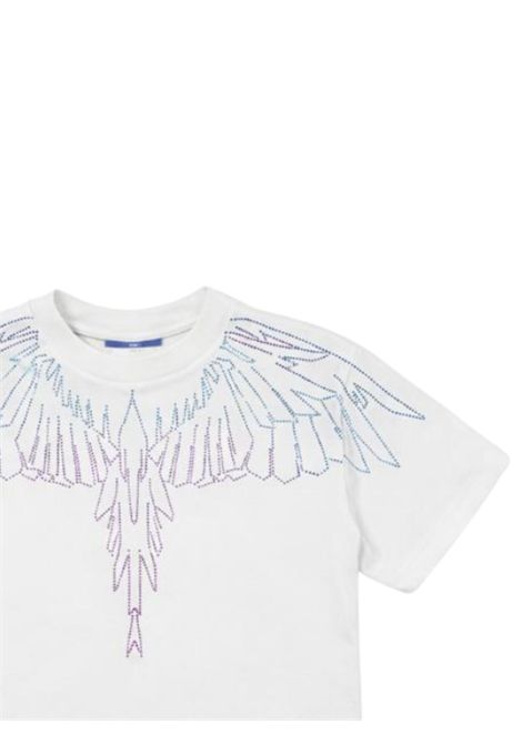White cotton T-shirt for girls MARCELO BURLON | GTH110BIANCO