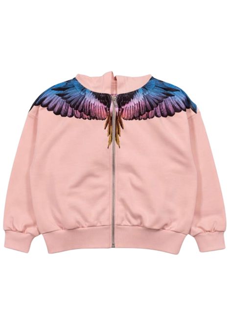 Felpa bambina rosa in cotone MARCELO BURLON | GZF076ROSA