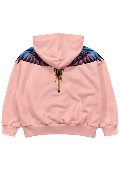 Felpa bambina rosa in cotone MARCELO BURLON | GZF076ROSA