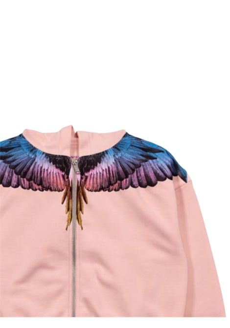 Felpa bambina rosa in cotone MARCELO BURLON | GZF076ROSA