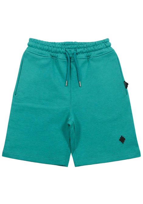 Bermuda bambino verde acqua in cotone MARCELO BURLON | MJBBE005VERDE ACQUA