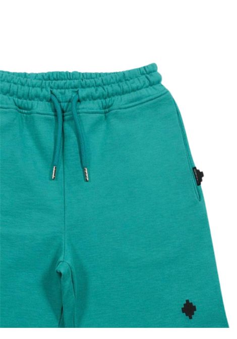 Bermuda bambino verde acqua in cotone MARCELO BURLON | MJBBE005VERDE ACQUA