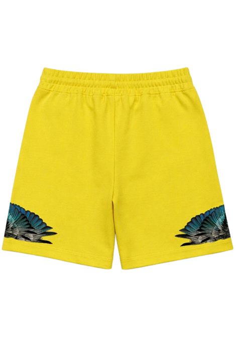Bermuda bambino giallo in cotone MARCELO BURLON | MJBBE016GIALLO