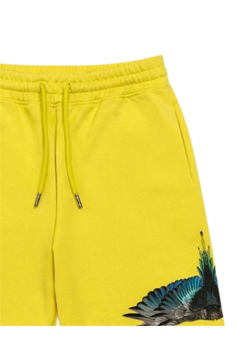 Bermuda bambino giallo in cotone MARCELO BURLON | MJBBE016GIALLO