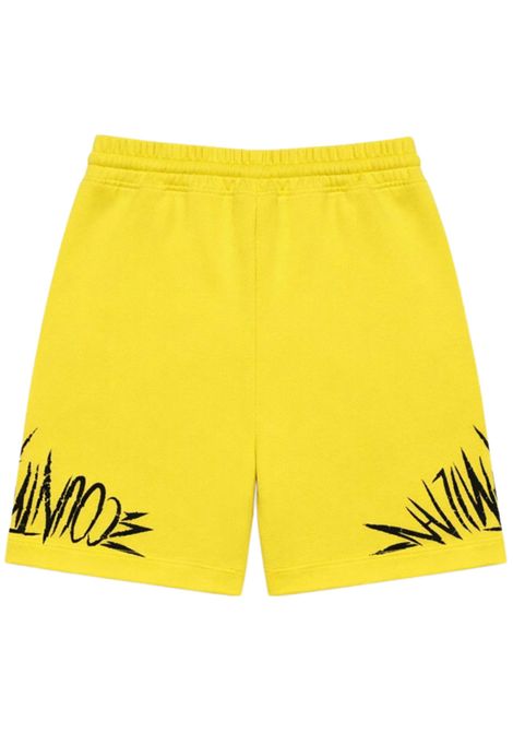 Bermuda bambino giallo in cotone MARCELO BURLON | MJBBE025GIALLO