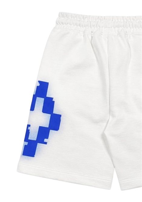 Bermuda bambino bianco in cotone MARCELO BURLON | MJBBE057BIANCO