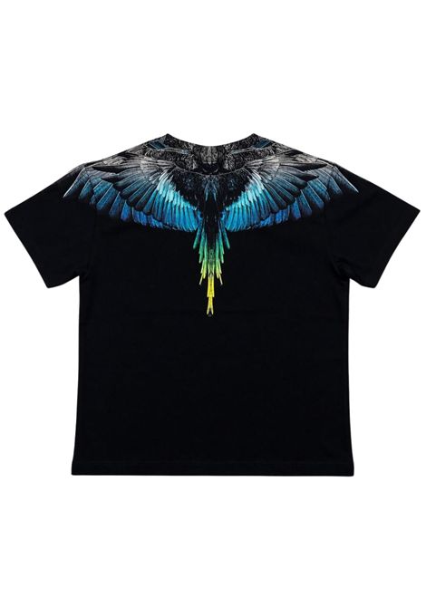 T-shirt bambino nera in cotone MARCELO BURLON | S6CMJBTH017NERO
