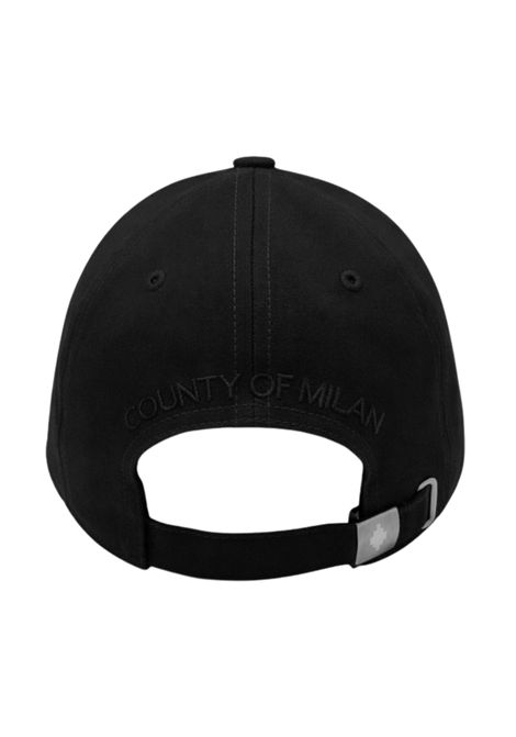 Unisex black cotton hat MARCELO BURLON | UBC127NERO
