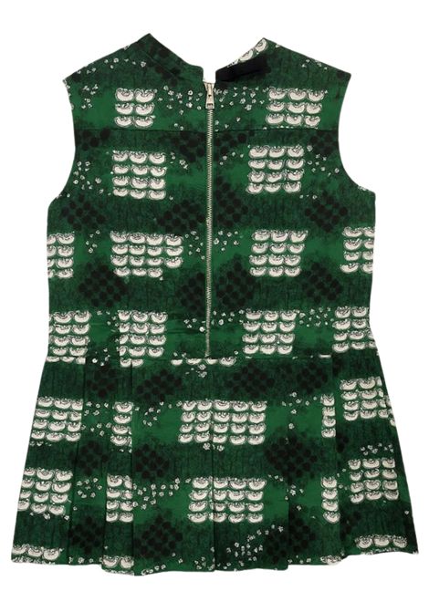Blusa bambina verde in cotone MARNI | 34CTO63/FIVERDE