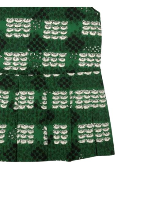 Blusa bambina verde in cotone MARNI | 34CTO63/FIVERDE