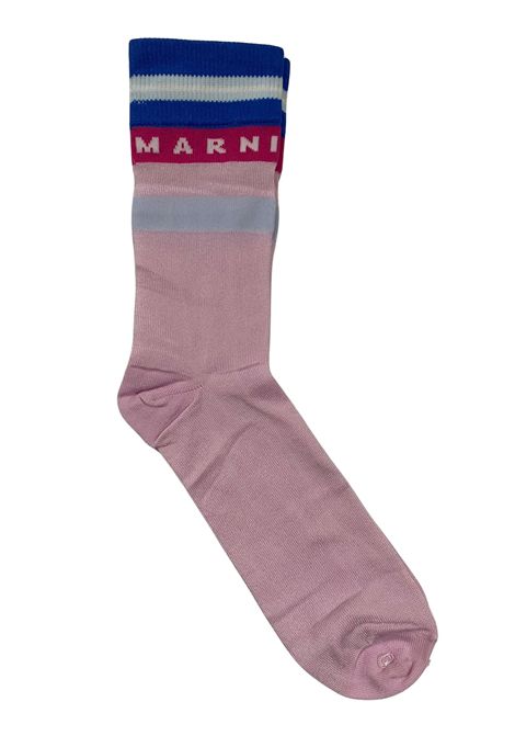Pink/blue girls' socks MARNI | MZ31F/DELROSA