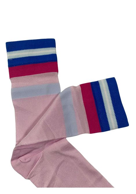 Calzini bambina rosa/blu MARNI | MZ31F/DELROSA