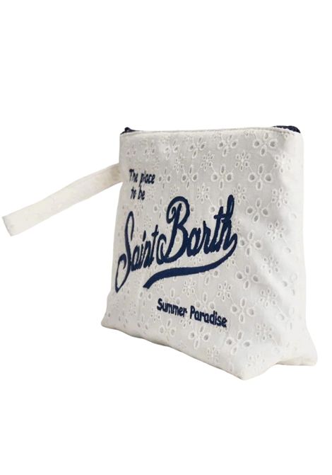 Pochette bambina Aline sangallo mini flowers MC2 SAINT BARTH | 00238LBIANCO