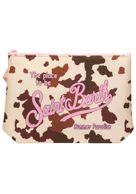 Beige patterned clutch bag for girls MC2 SAINT BARTH | 00274L/DEBEIGE
