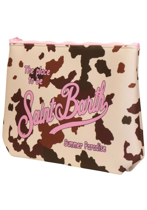 Beige patterned clutch bag for girls MC2 SAINT BARTH | 00274L/DEBEIGE