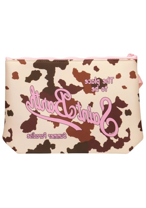 Beige patterned clutch bag for girls MC2 SAINT BARTH | 00274L/DEBEIGE