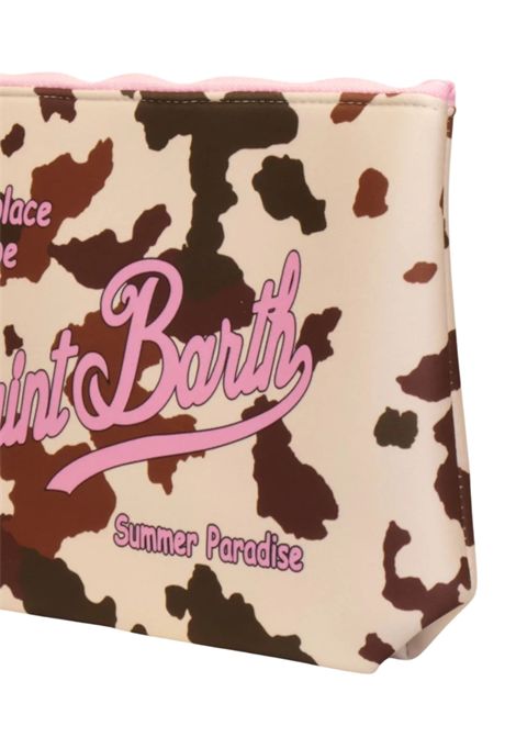 Beige patterned clutch bag for girls MC2 SAINT BARTH | 00274L/DEBEIGE