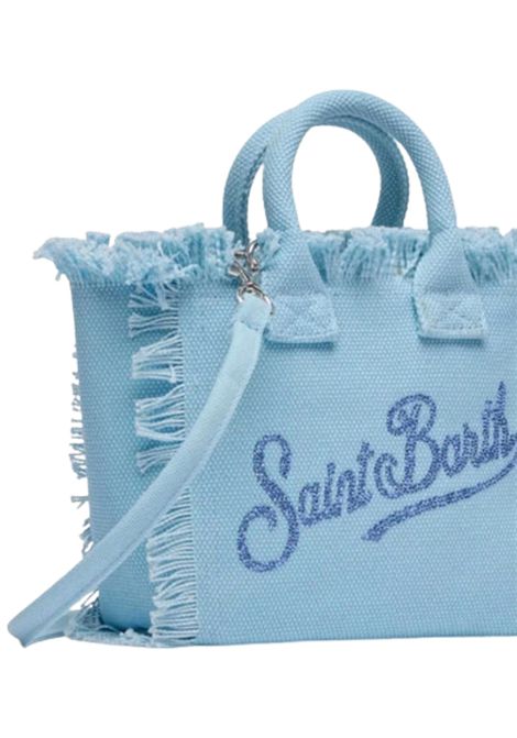 Colette Strass Canvas Girls' Bag MC2 SAINT BARTH | 00404L/DEAZZURRO
