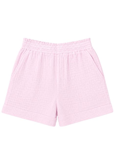 Pink cotton shorts for girls MC2 SAINT BARTH | 004599L/DEBROSA