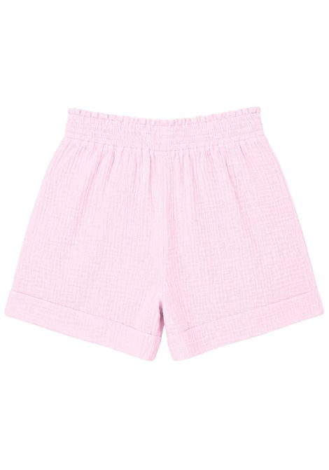 Pink cotton shorts for girls MC2 SAINT BARTH | 004599L/DEBROSA