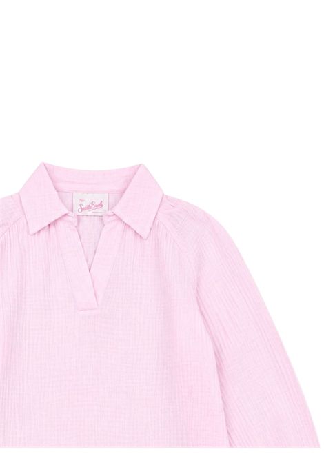 Camicia bambina rosa in cotone MC2 SAINT BARTH | 00459L/DEBROSA