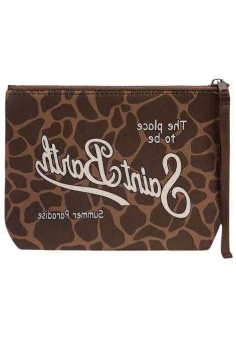 Pochette bambina in fantasia marrone MC2 SAINT BARTH | 00900L/ANMARRONE