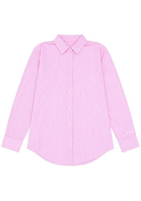 Camicia bambina rosa in cotone MC2 SAINT BARTH | 00998L/DEBROSA