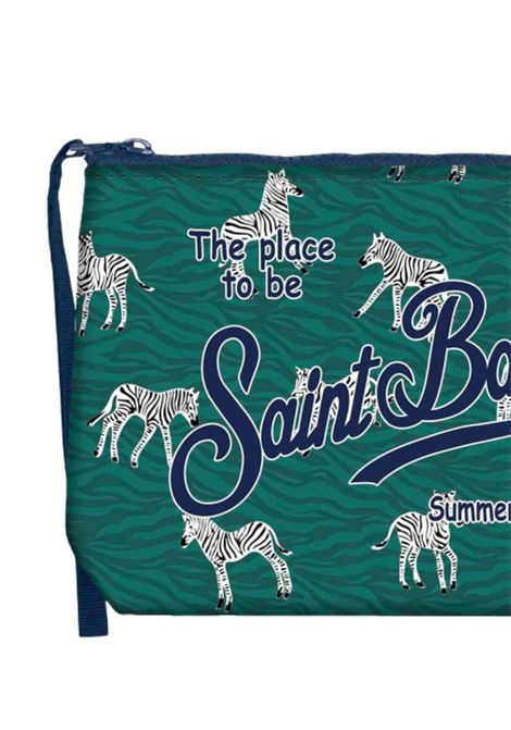 Pochette unisex in fantasia verde MC2 SAINT BARTH | 02465L/ANVERDE