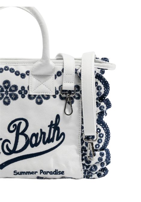 Borsa bambina Colette volant sangallo flowers MC2 SAINT BARTH | 02534L/ANBIANCO