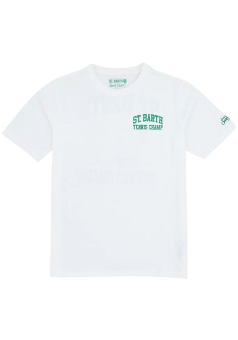 T-shirt bambino bianca in cotone MC2 SAINT BARTH | 02573H/ANBIANCO