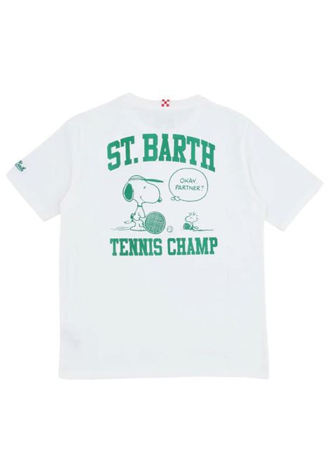 T-shirt bambino bianca in cotone MC2 SAINT BARTH | 02573H/ANBIANCO
