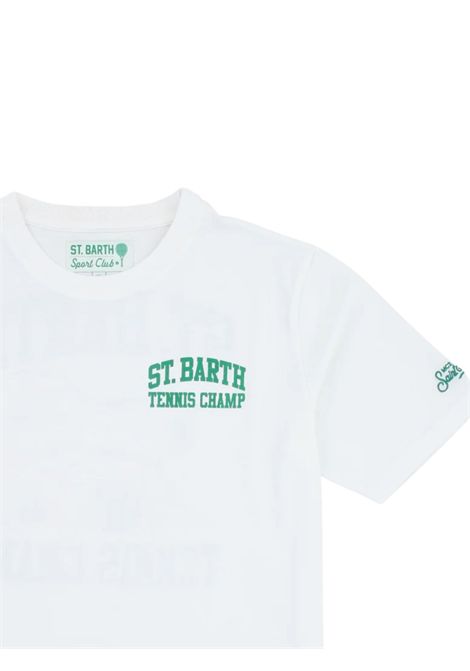 T-shirt bambino bianca in cotone MC2 SAINT BARTH | 02573H/ANBIANCO