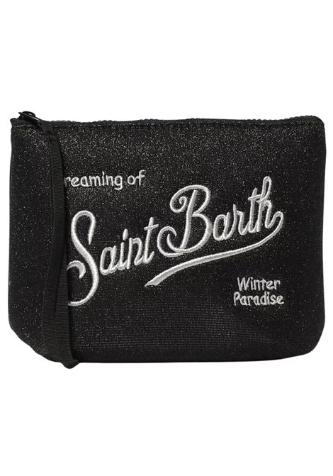 Black lurex clutch bag for girls MC2 SAINT BARTH | 02999L/DENERO