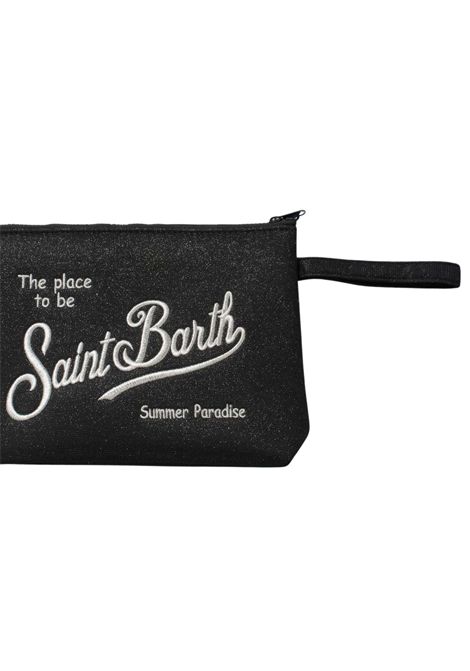 Black lurex clutch bag for girls MC2 SAINT BARTH | 02999L/DENERO