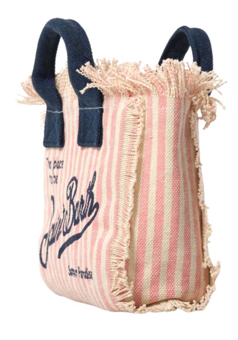 Vanity Mini Stripes Canvas Girls' Bag MC2 SAINT BARTH | 03448L/DEBROSA