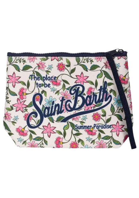 Girls' clutch bag in multicolored pattern MC2 SAINT BARTH | 03676L/DEMULTICOLOR