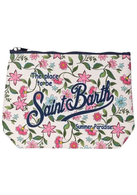 Girls' clutch bag in multicolored pattern MC2 SAINT BARTH | 03676L/DEMULTICOLOR