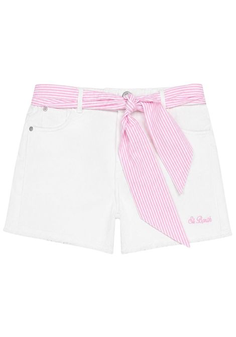 Girls' denim cotton shorts MC2 SAINT BARTH | 04189L/DEBBIANCO