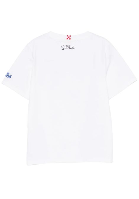 T-shirt bambino bianca in cotone MC2 SAINT BARTH | 04482H/ANBIANCO
