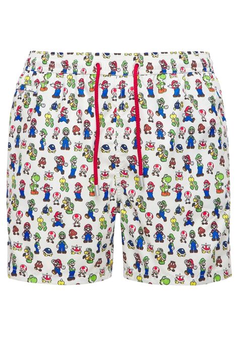 Costume da bagno bambino bianco MC2 SAINT BARTH | 457891BIANCO